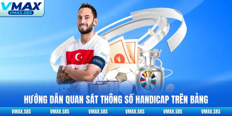 Hướng dẫn quan sát thông số Handicap trên bảng