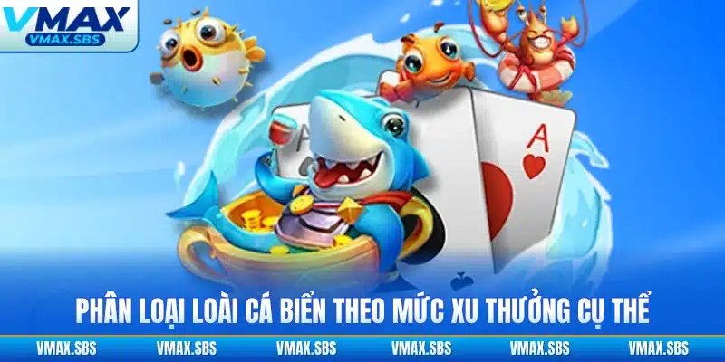 Phân loại loài cá biển theo mức xu thưởng cụ thể